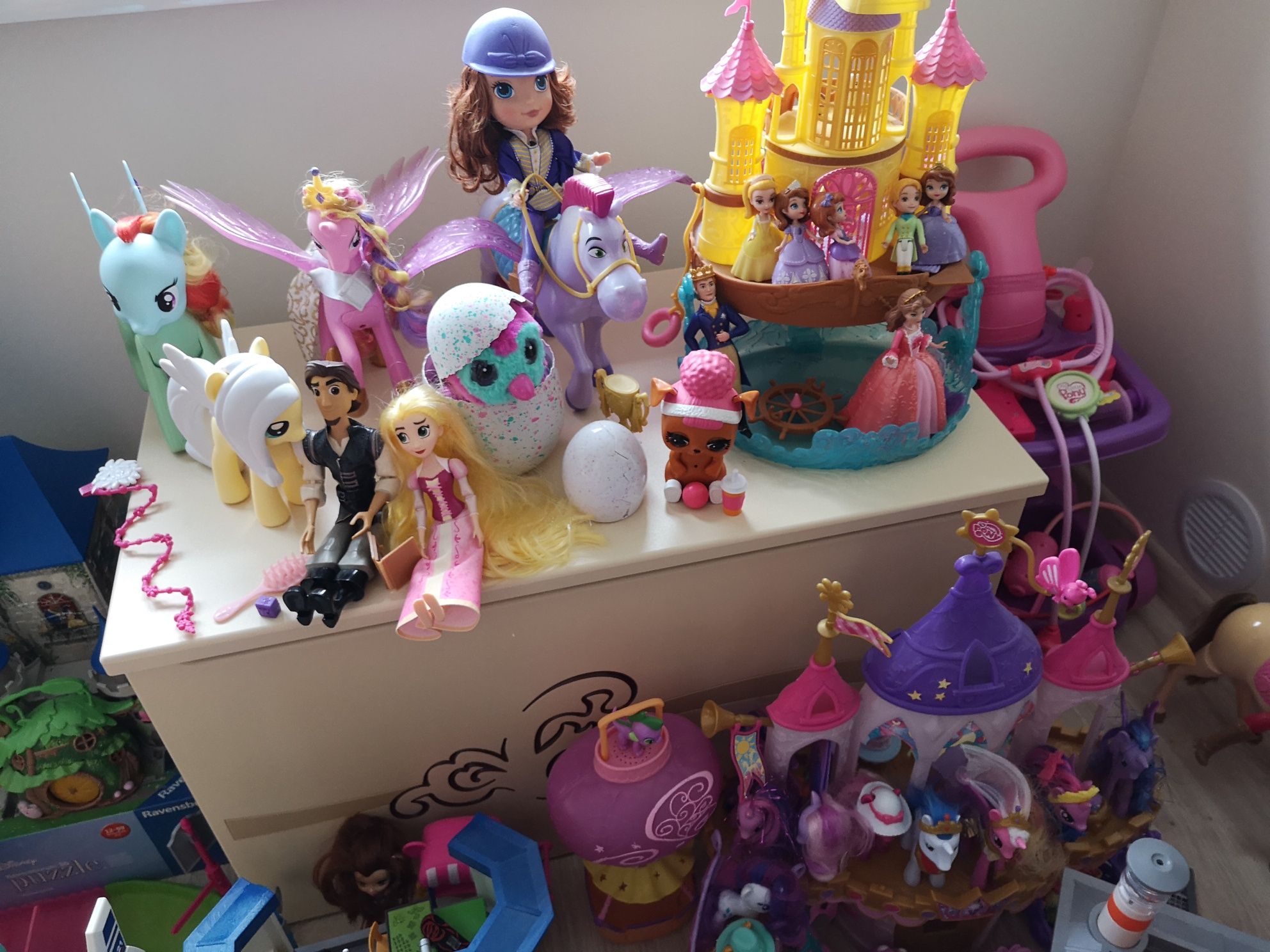 Zabawki dla dziewczynki My Little Pony, księżniczka Zosia i inne