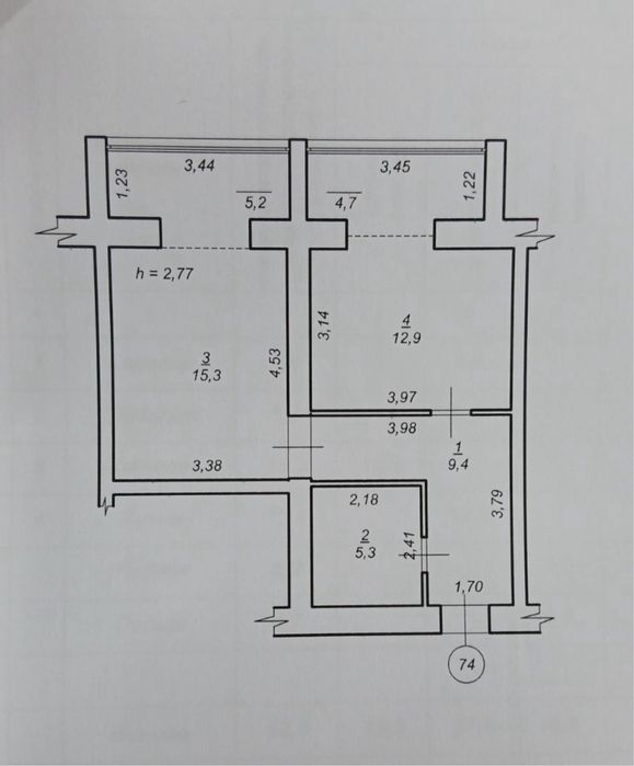 Продаж великої 1к. Квартири.  53 м2. Comfort Lite. Пасічна. Благо.