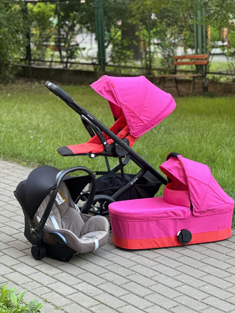 Wózek 2w1 , 3w1Cybex balios,nosidełko cybex
