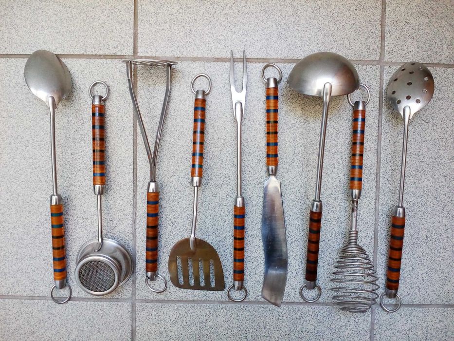 3 ( фото, опис ).Кухонний Набір 9 (шт). Нержавіюча Сталь. made in USSR