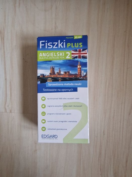 Fiszki Angielski dla początkujących poziomowy A1-A2