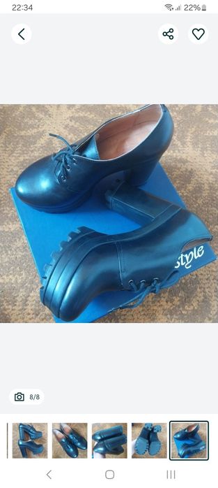 Шкіряні ботильйони осінні ботиночки черевики 38 розмір 24 см ідеальний