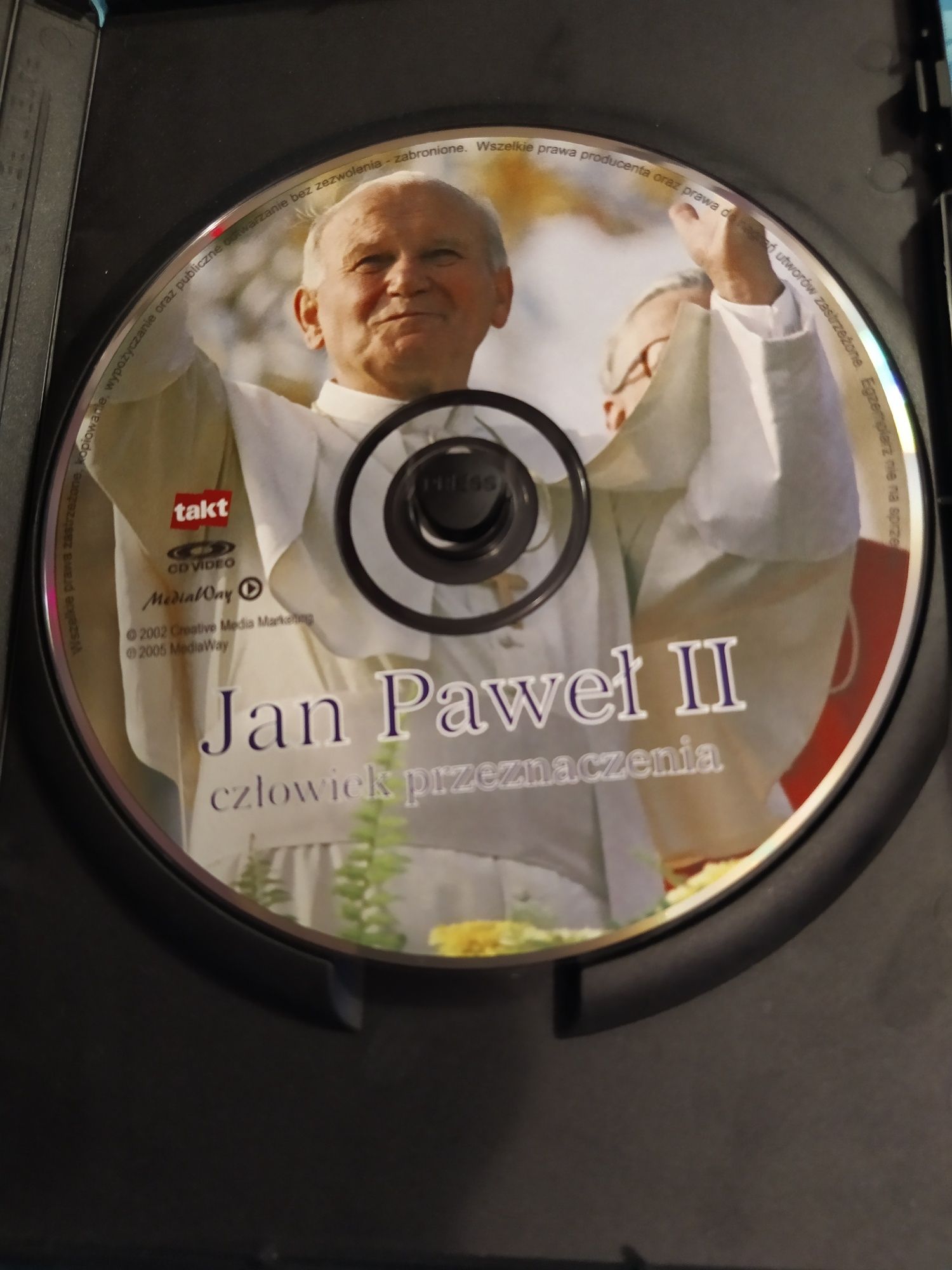 Płyta CD/DVD Jan Paweł II Człowiek przeznaczenia.