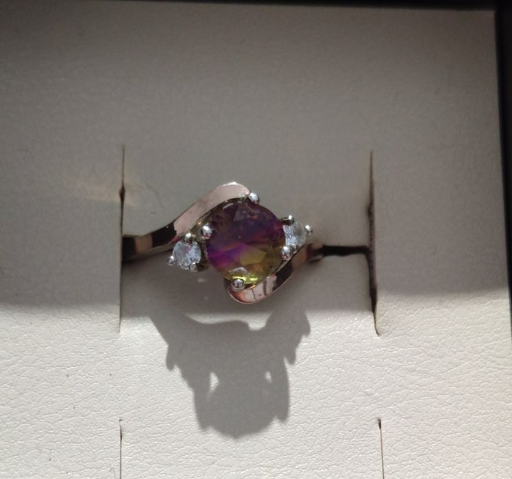 Роскішний срібний комплект з золотими пластинами/накладками