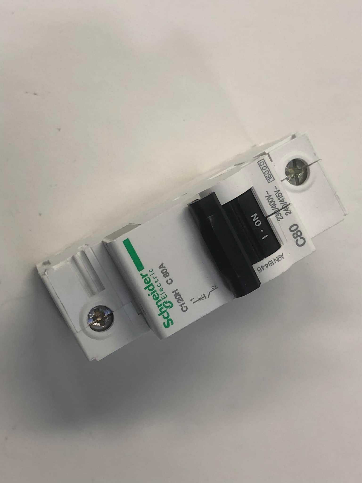 Wyłącznik nadprądowo C120H 1P, 80A, Schneider Electric C A9N18446