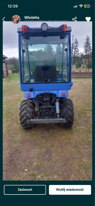 Traktorek sadowniczy Iseki TXG23