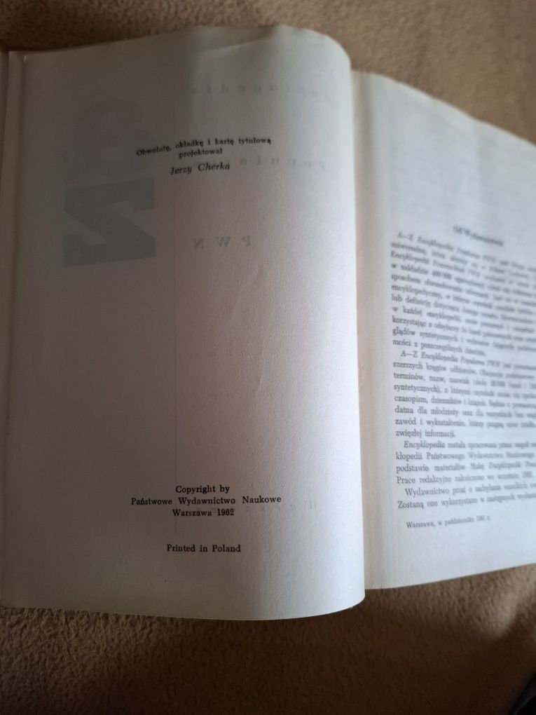 Encyklopedia Popularna AZ PWN 1962