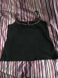 Czarna koszulka piżama M&S rozmiar 14 UK nowa