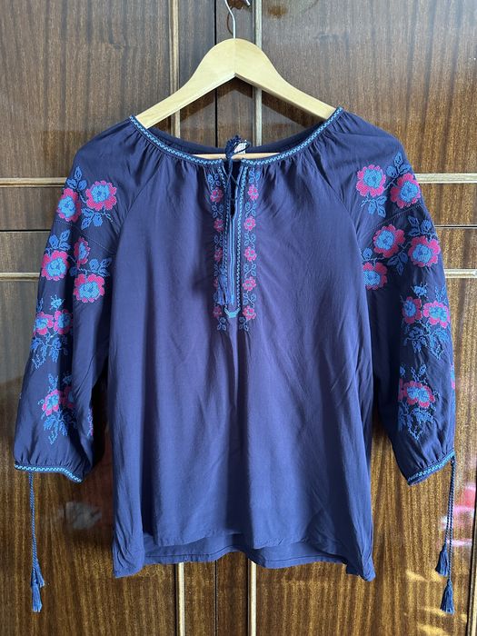 Вишиванка жіноча синя