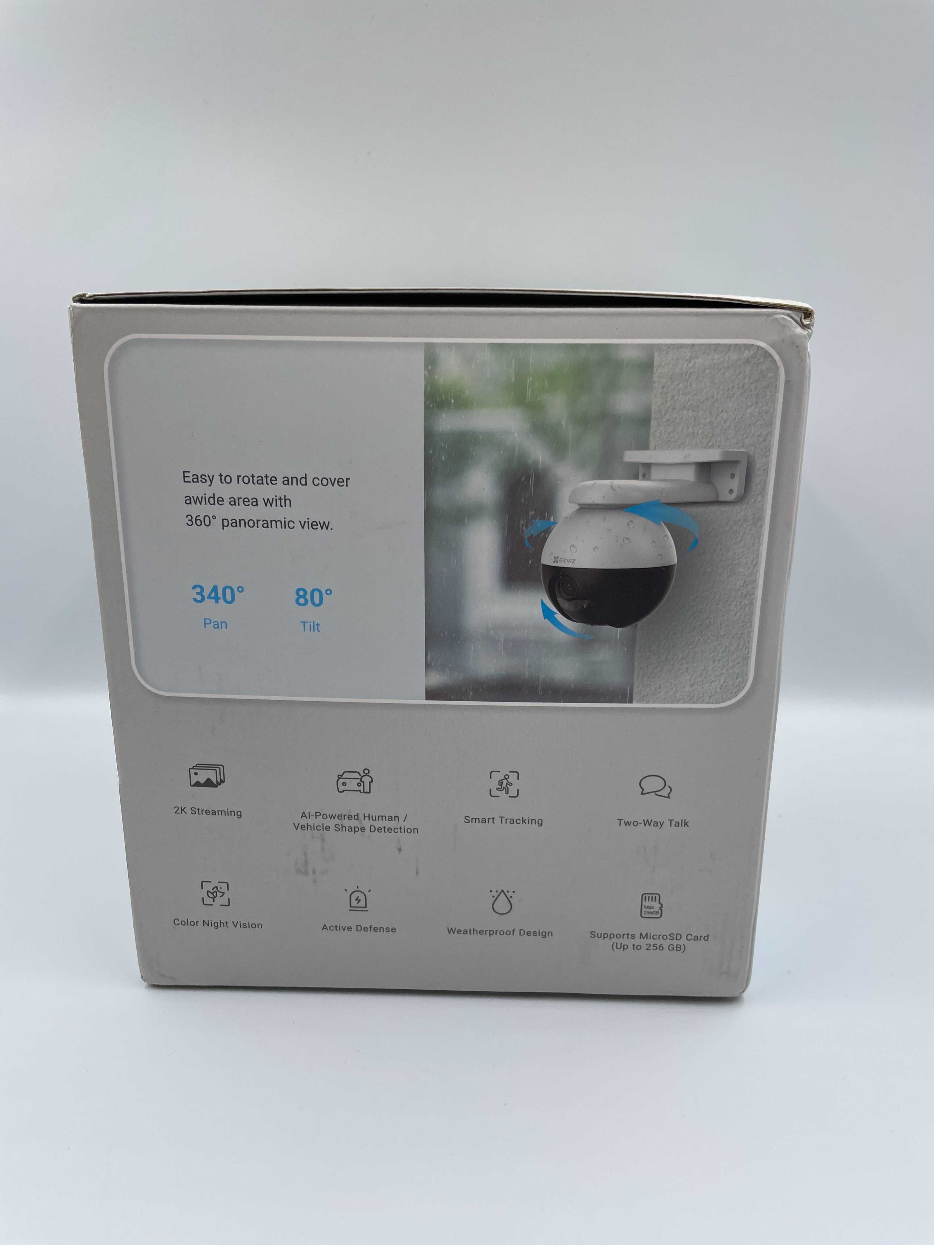 Kamera 2K+ Zewnętrzna 4MP wlan IP, AI, 352°/95°, kolor nocą, SD