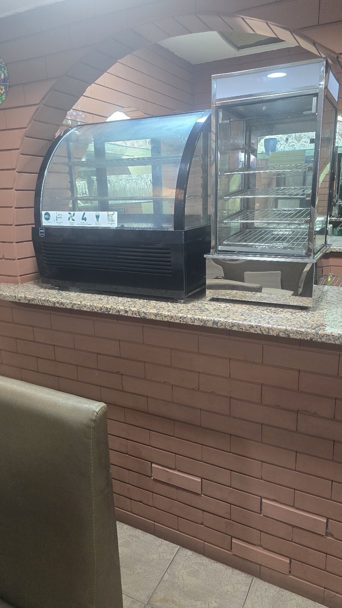 Expositor térmico para salgados quente e frio
