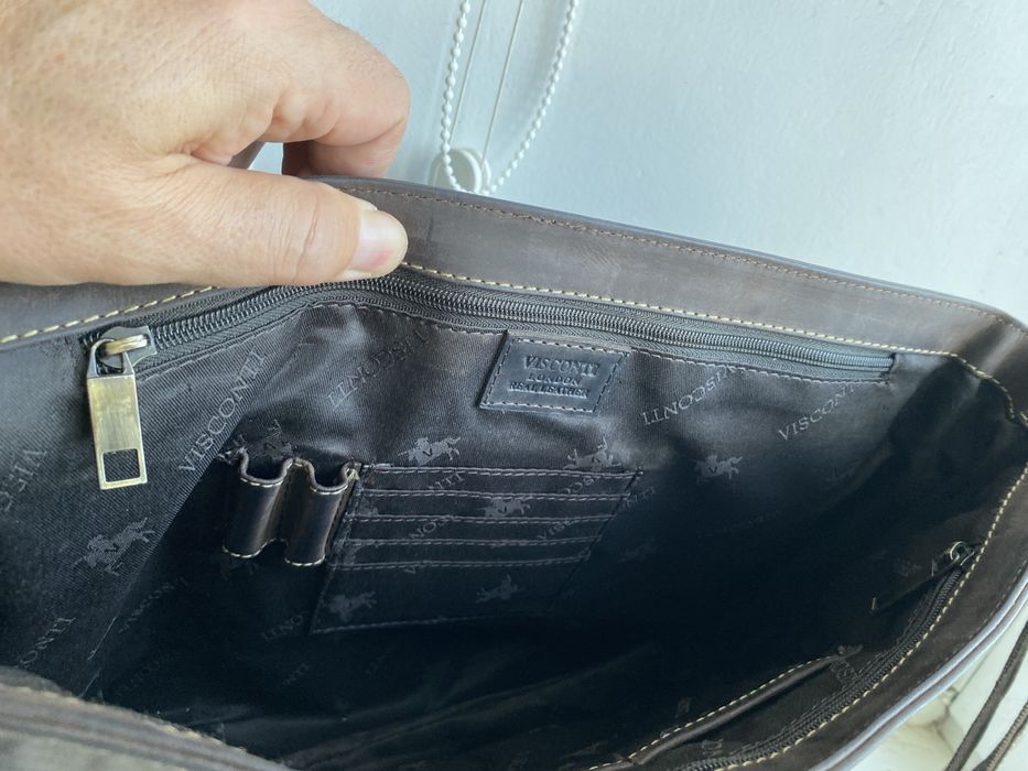 Портфель мужской Visconti 18716 Berlin (Oil Brown)