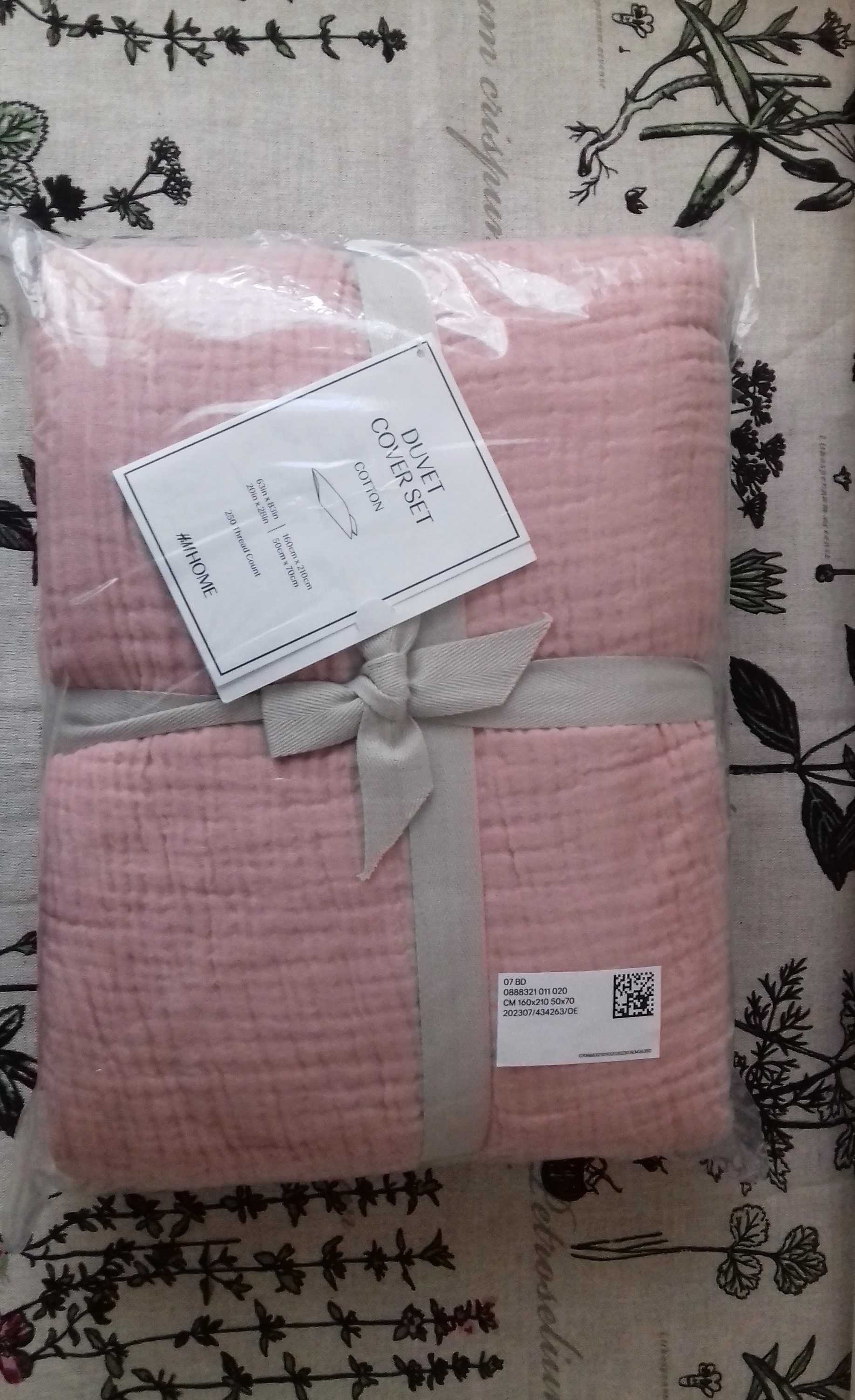 Komplet pościeli muślin H&M bawełna 100%