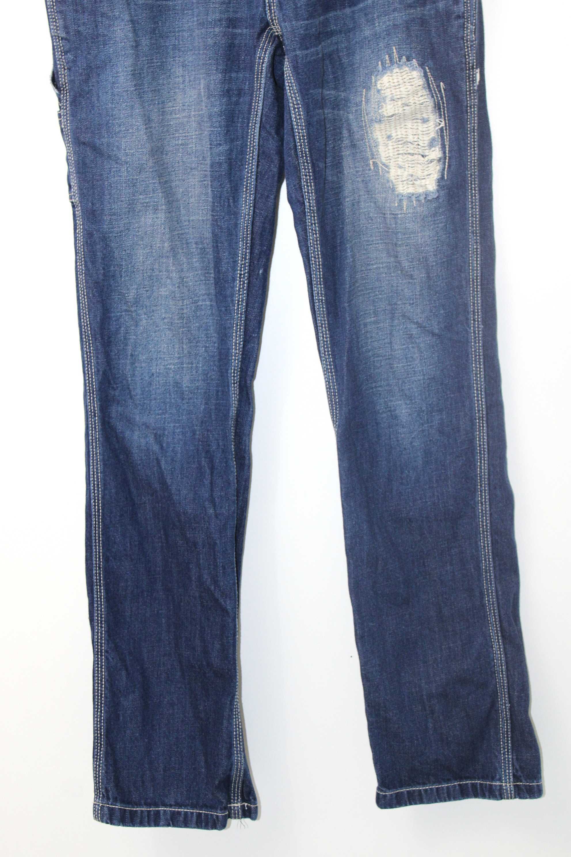 x7 ROXY Wygodne Damskie Spodnie Jeans Ogrodniczki 36 S