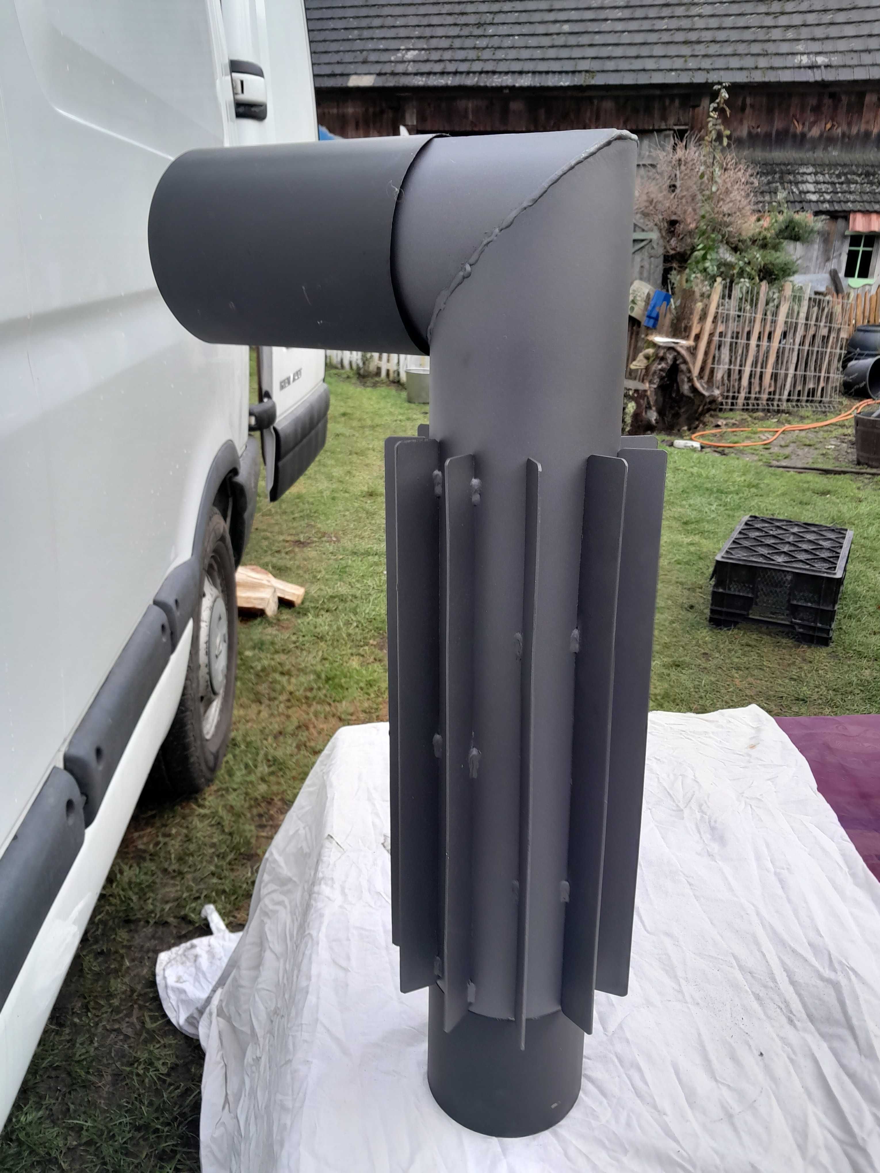 Rura 100 cm  50 cm kolanko - radiator