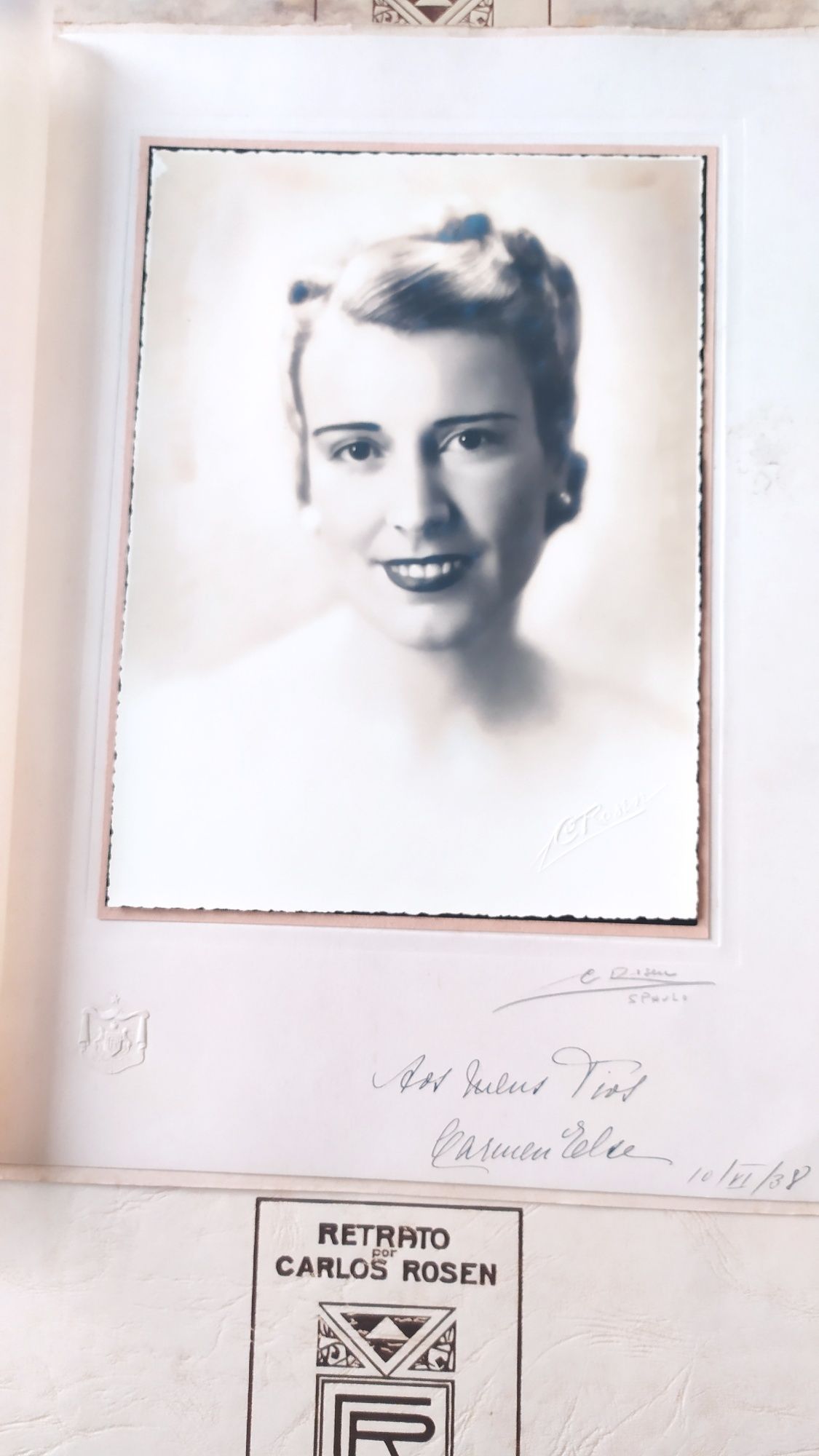 Retrato senhora antiga anos 30