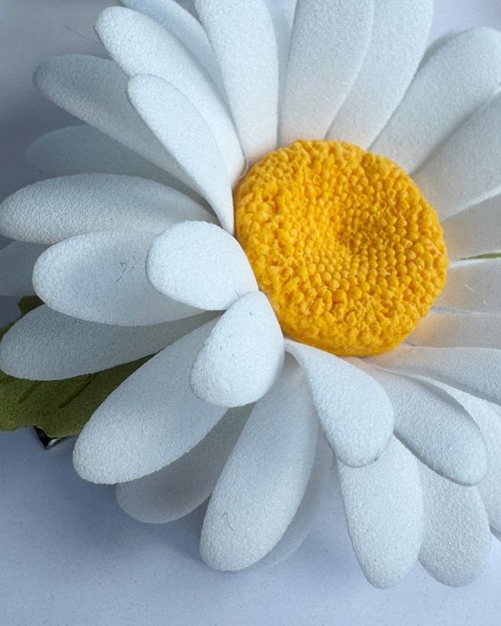 Ромашки. Заколка ромашка