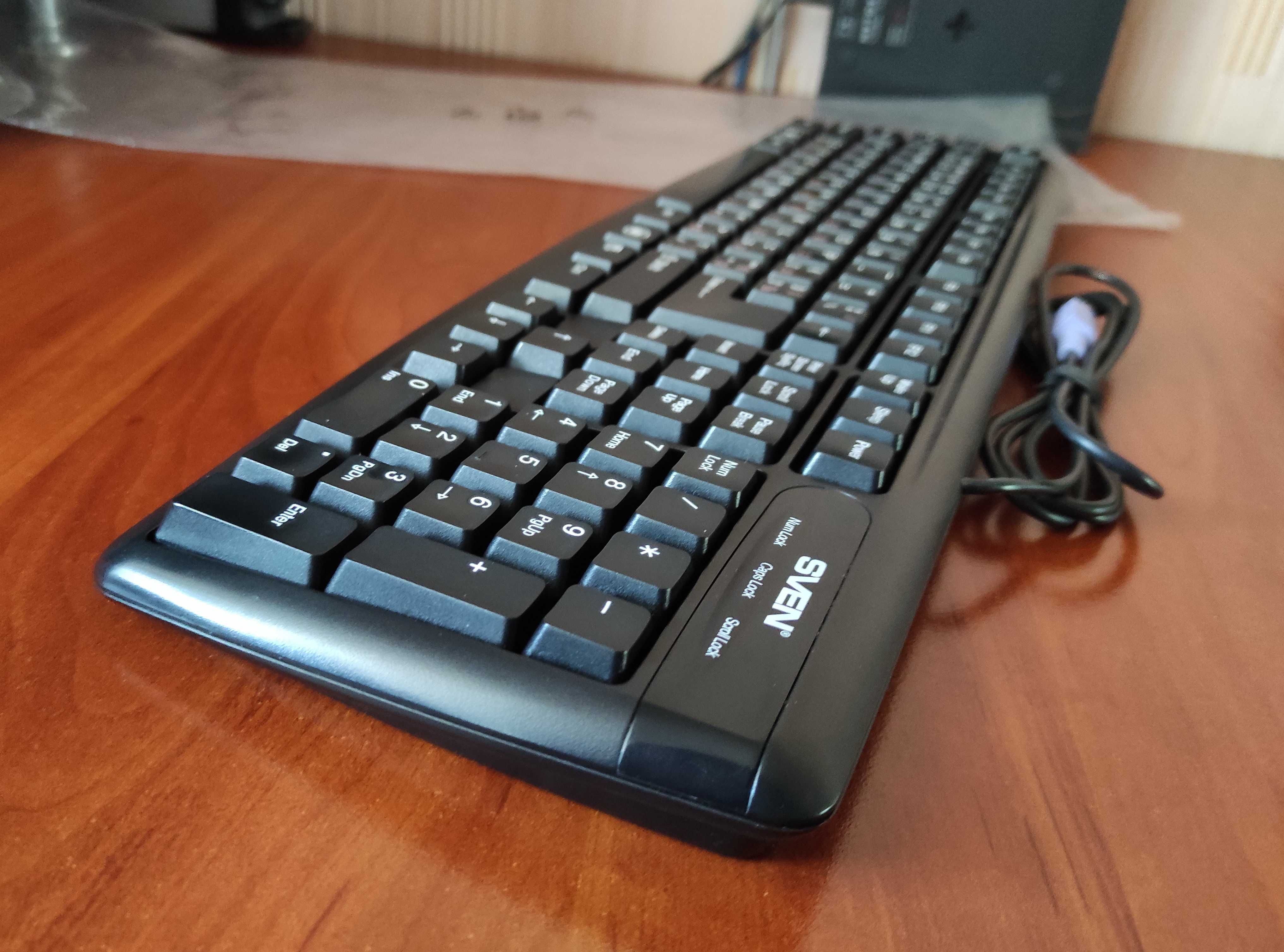 клавиатура Sven Standard 600 Black PS/2 (eng/rus/ukr)