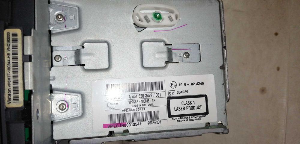 Autoradio Smart Fortwo 3G A451