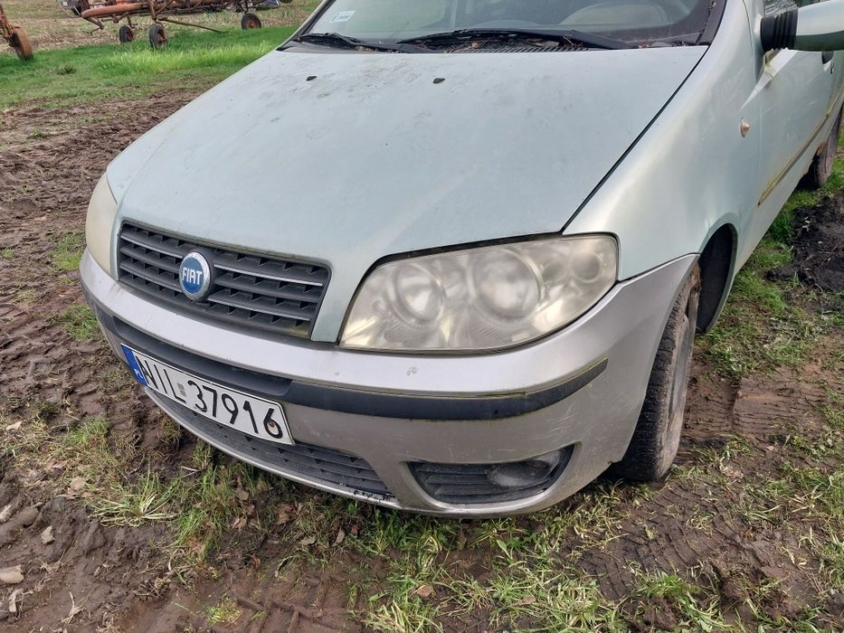 Części fiat punto maska zderzak klapa drzwi szyba silnik 1.3 skrzynia