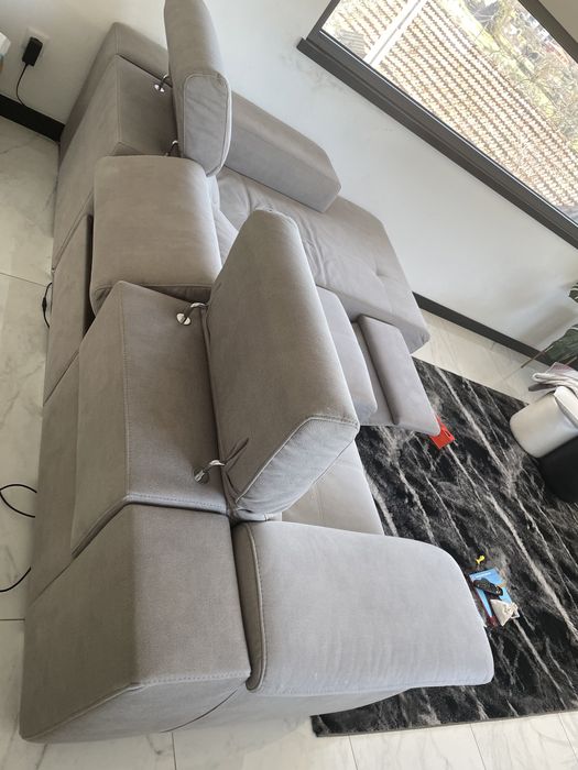 Sofá como novo 3 lugares chaise longue