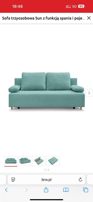 Sofa 3 osobowa nieużywana