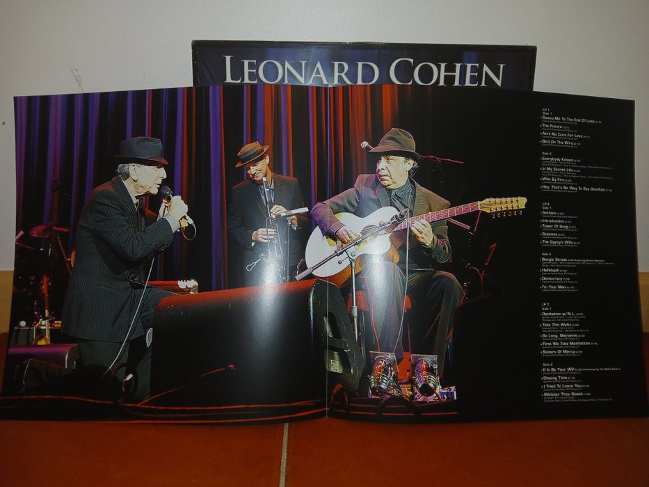 LP Triplo (12") Leonard Cohen - Live in London - NOVO