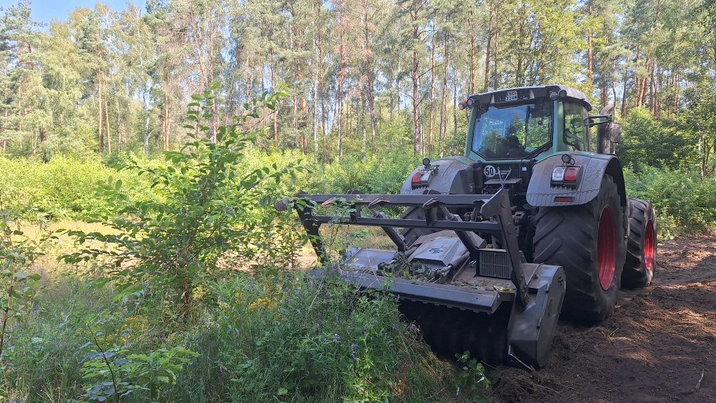 Mulczowanie powierzchniowe, wgłębne, wycinka drzew, karczowanie