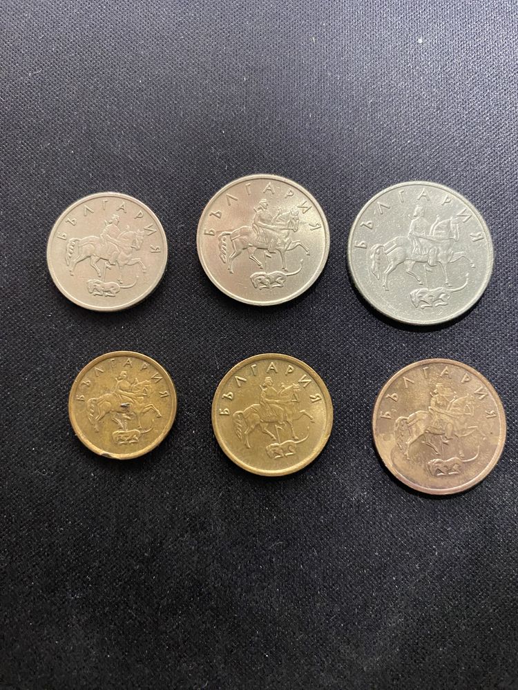 Zestaw monet Bułgaria - 1, 2, 5, 10, 20, 50 stotinek 1999-00