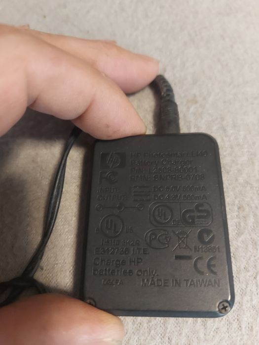 Carregador para câmera hp
