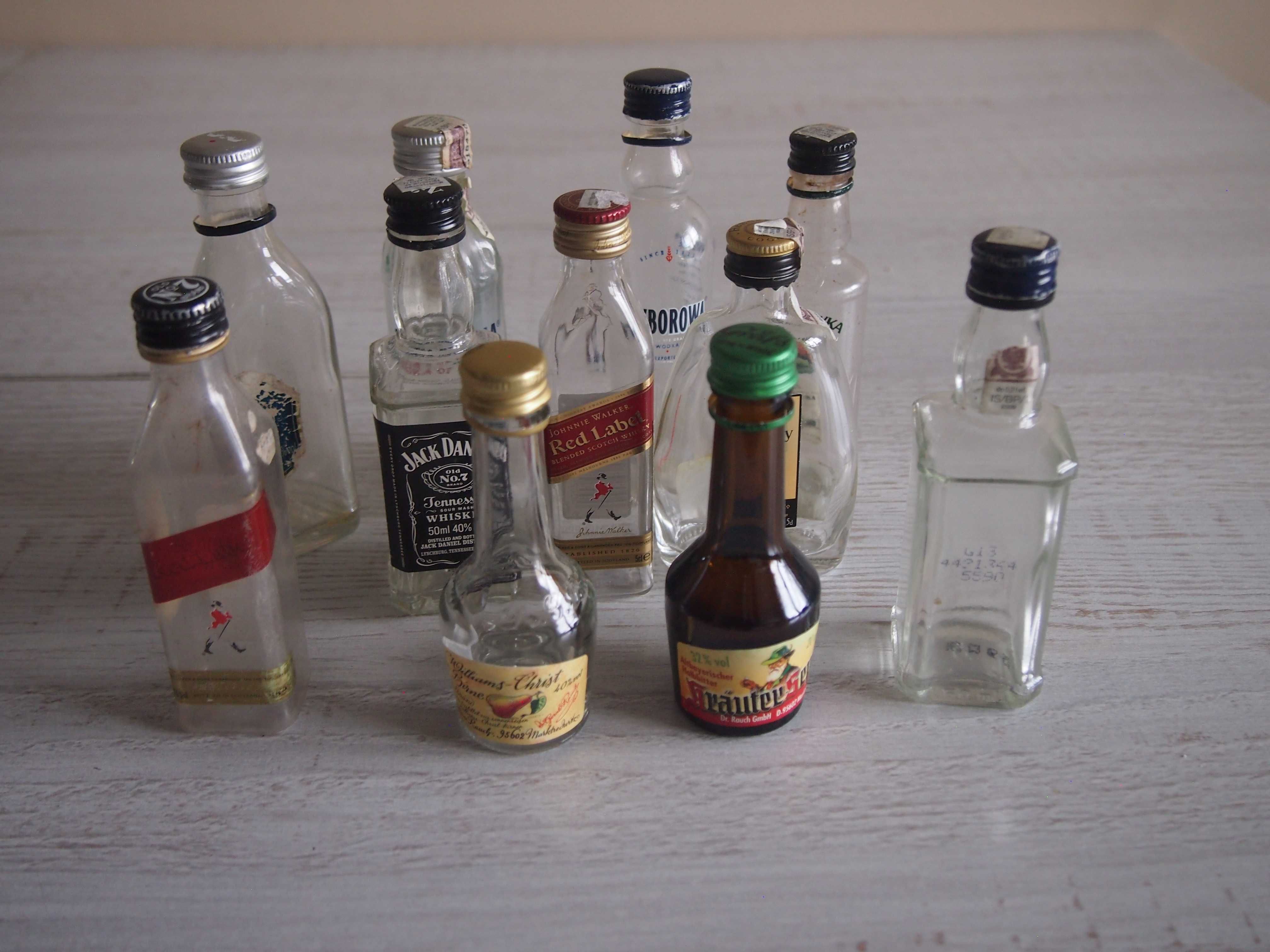 Buteleczki 50ml. po alkoholu