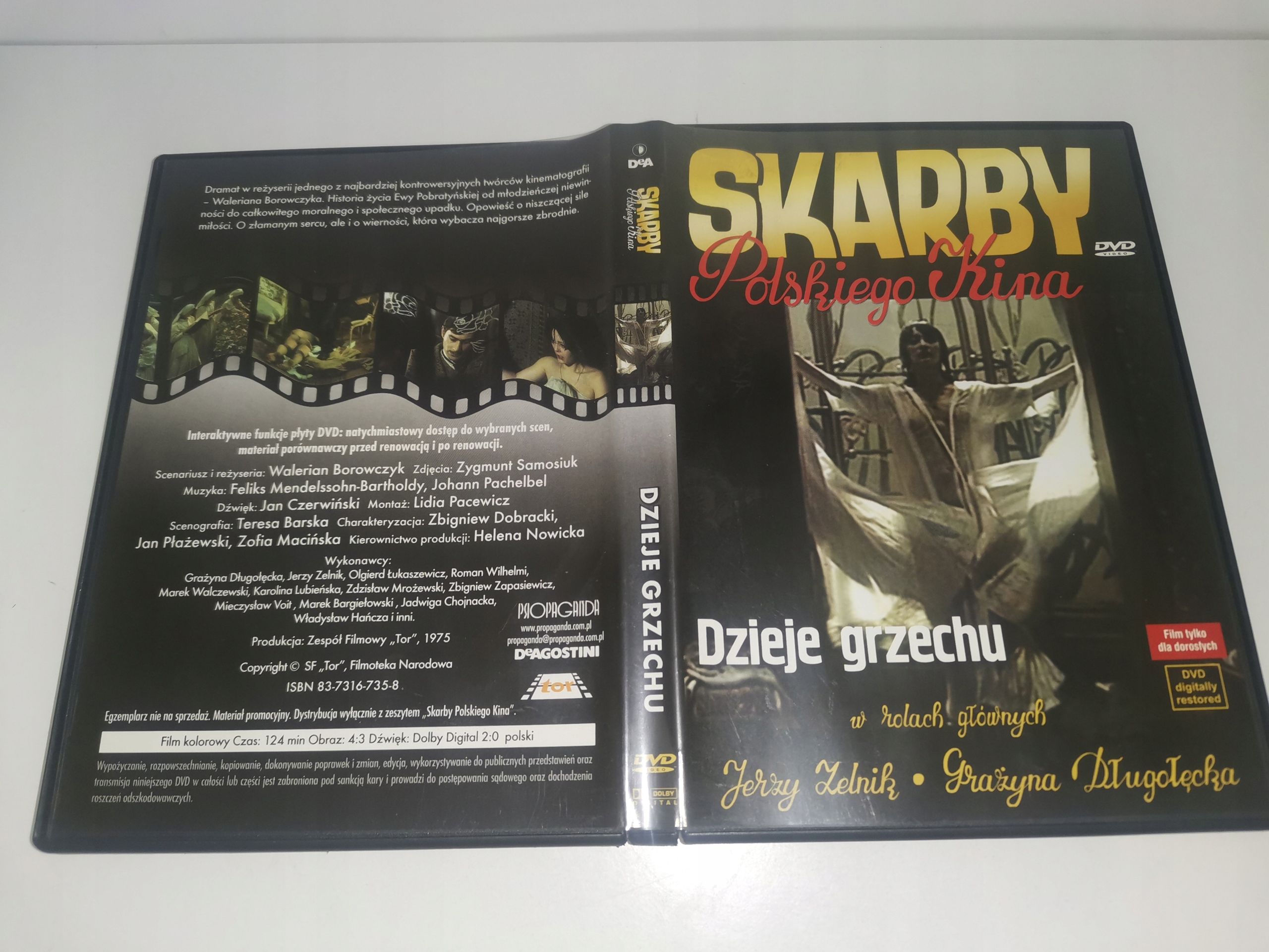 Film Dzieje grzechu płyta DVD *