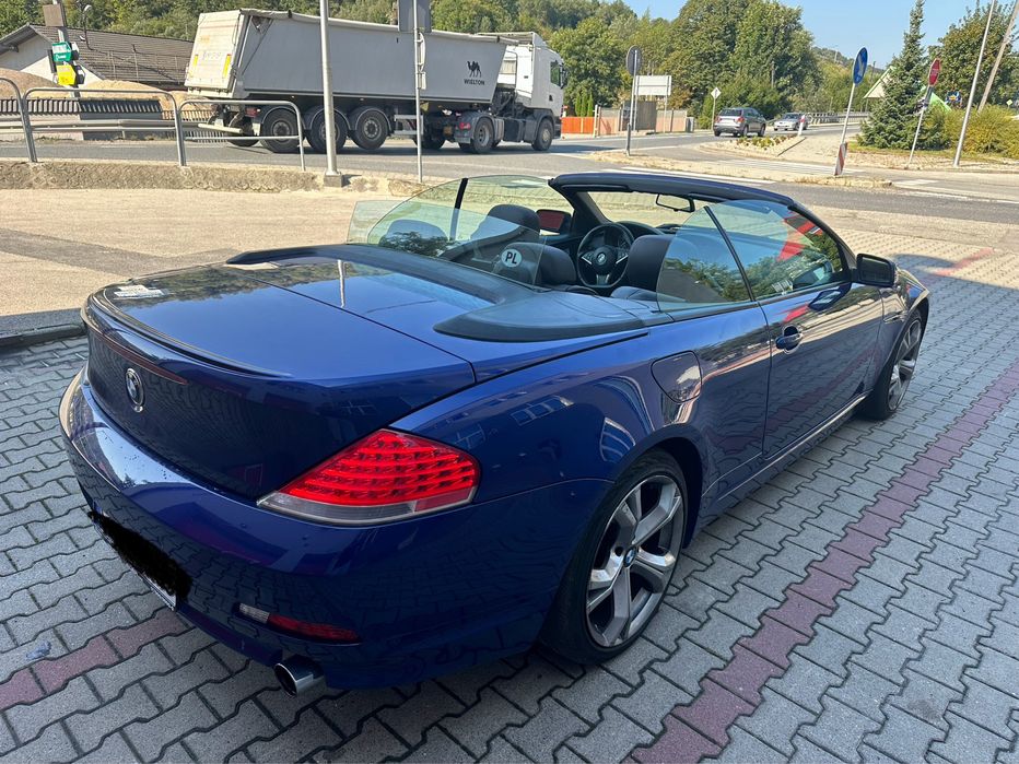 Bmw 6 E63 4.4 V8 Zadbana Stan Idealny bez wkładu Cabriolet