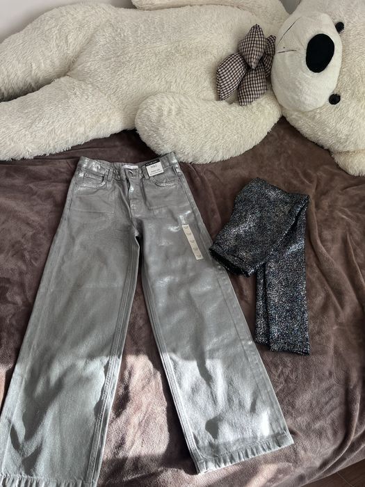Jeansy Marks&Spencer 11-12 lat plus leginsy