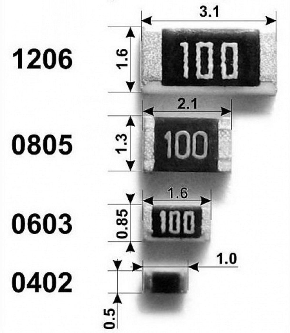 Резистор опір смд smd 1206 та 0603