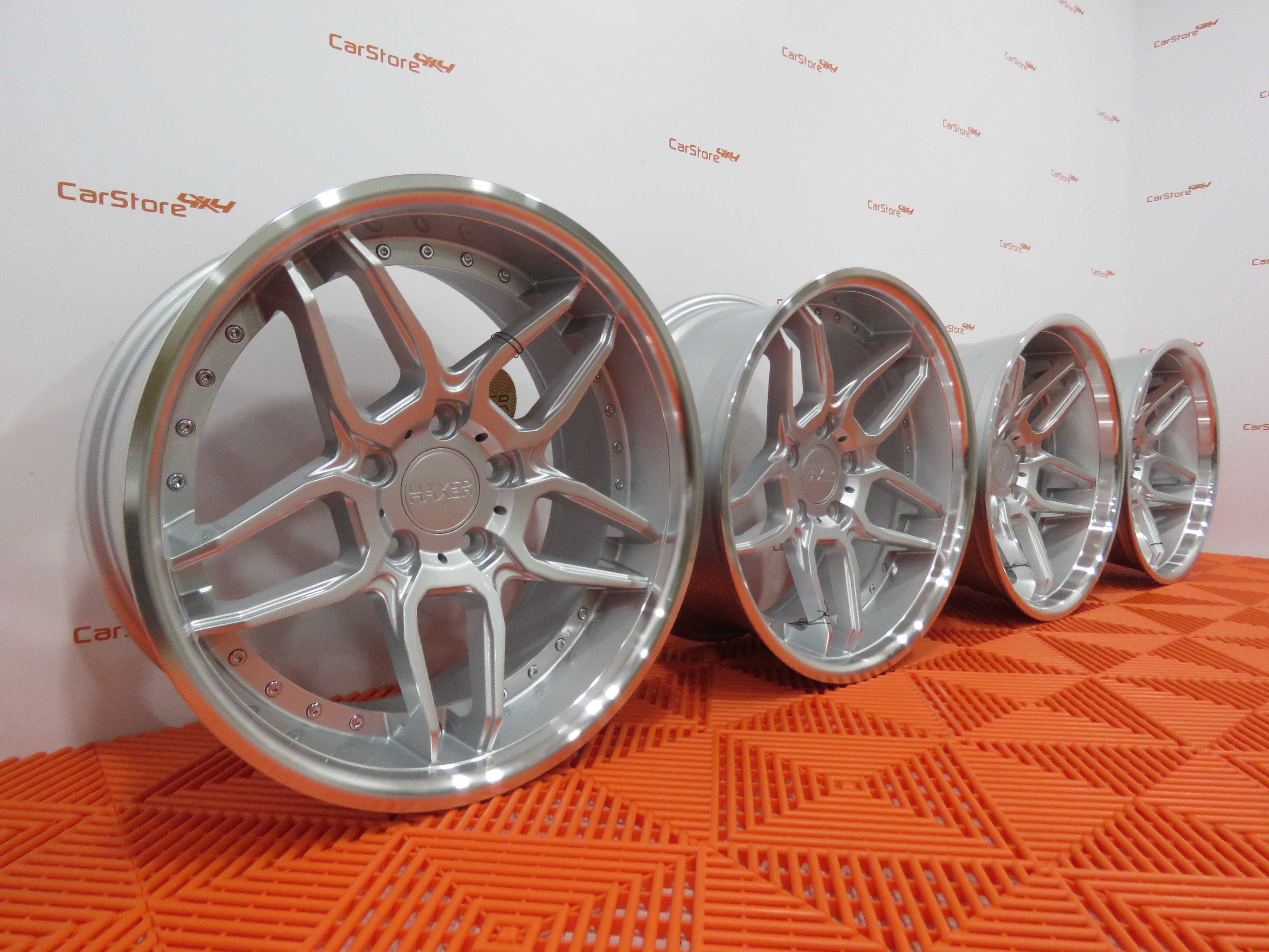 Jantes Haxer HX030 18 8.5 et 20 + 10 et15 5x120 Cinza + Polido