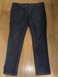 Spodnie jeans chinosy Lacoste granatowe rozmiar 36