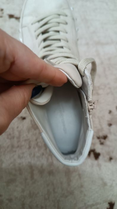 Кросівки кроссовки хайтопи ботинки 39-40р 25.5см нові натуральна шкіра