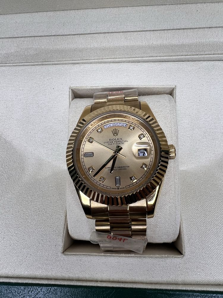 Часы механические gold Day Date 41мм Полный комплект ролекс