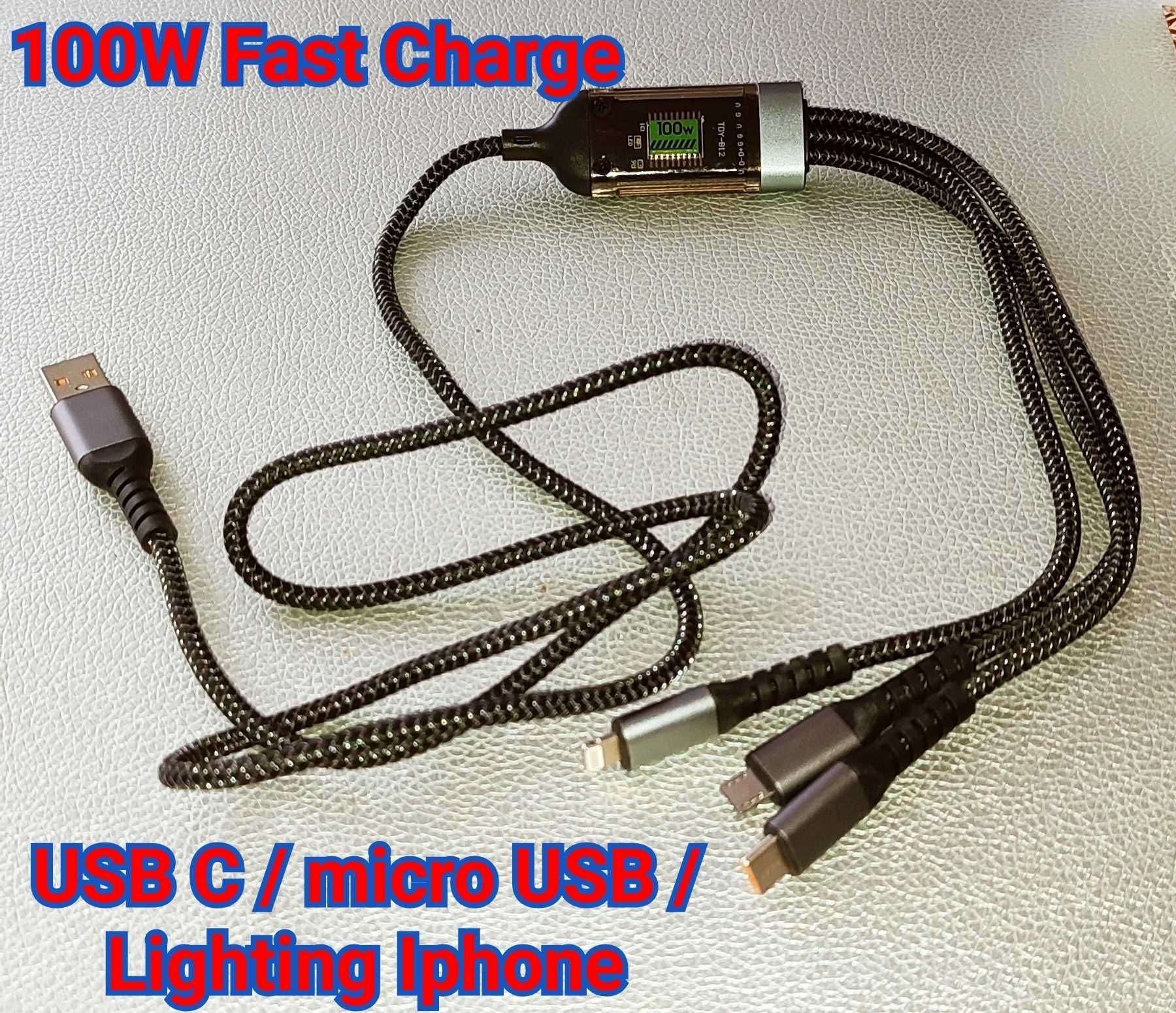 Przewód multi USB - travel / fast charge