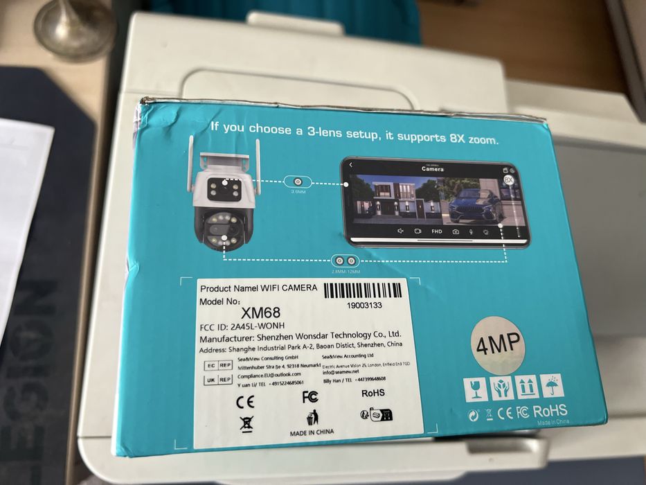 Now kamera zewnętrzna xm68 wifi