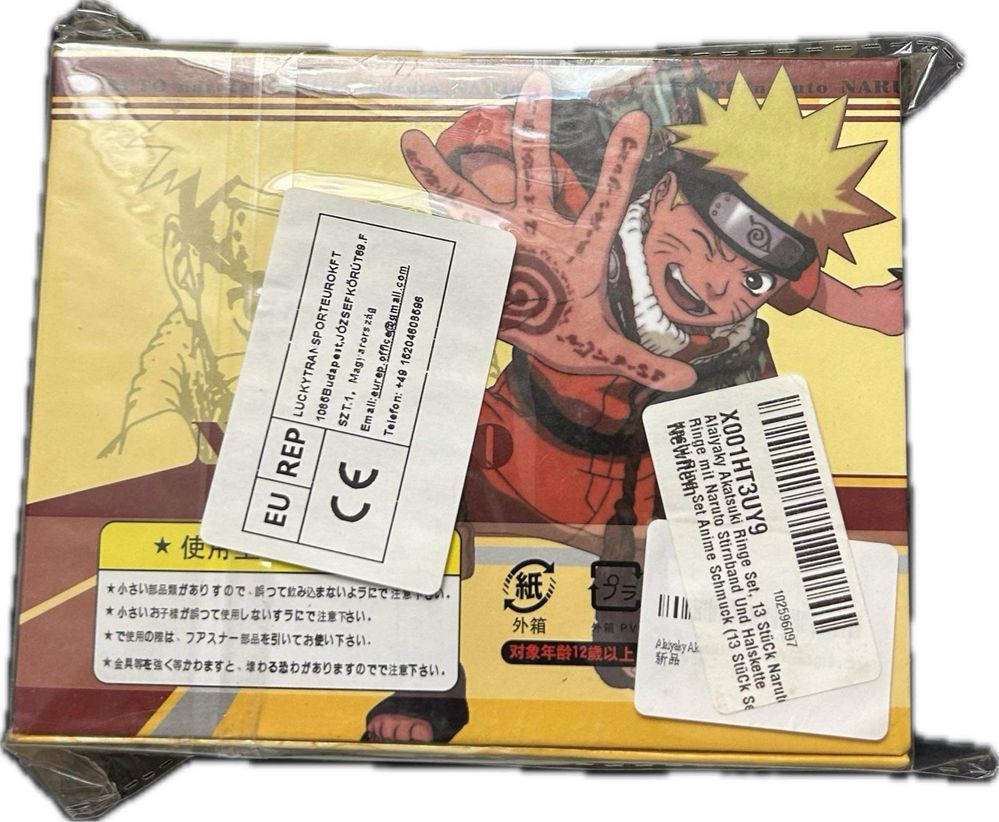 Naruto zestaw opaska