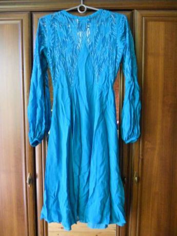 Sukienka ASOS niebieska 36 S