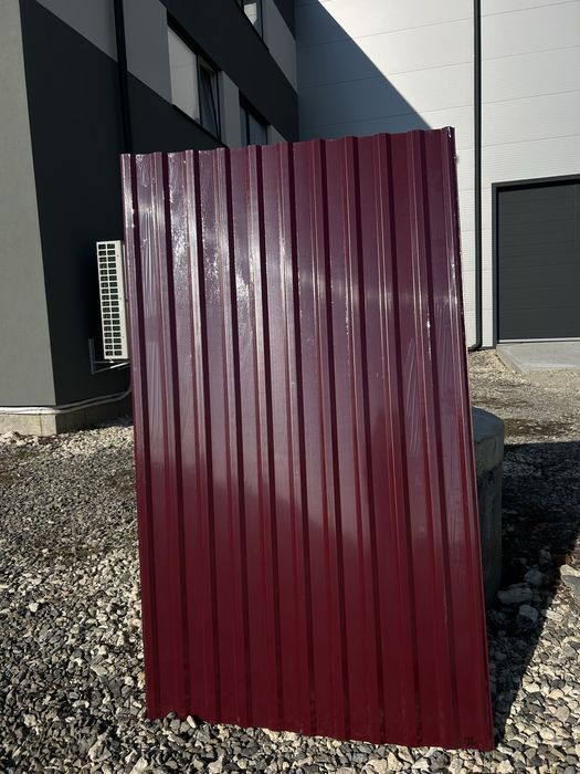 Профнастил НС-14 (11 хв.) RAL 3005 (Червоне вино) 2000×1170 мм