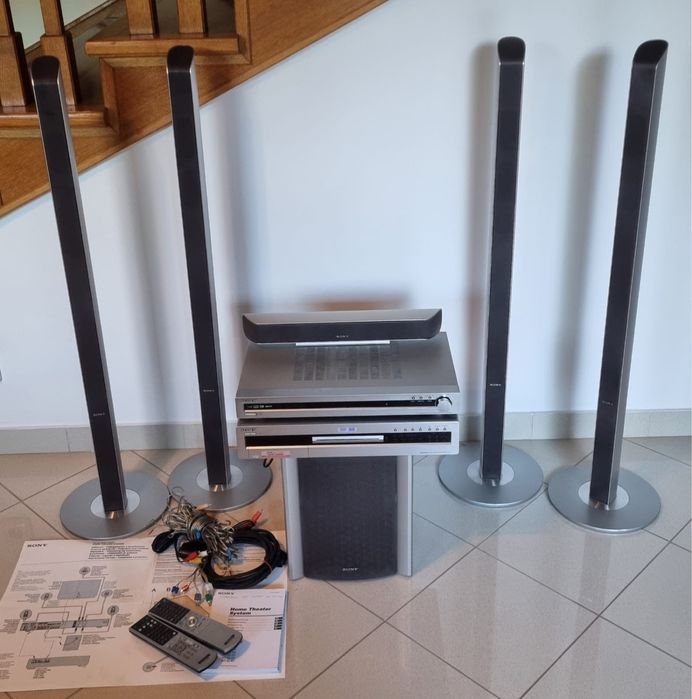 Kompletny, oryginalny zestaw kina domowego Sony Home Theater System