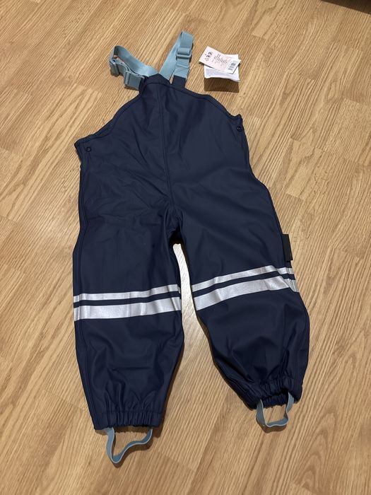 Spodnie przeciwdeszczowe ocieplane