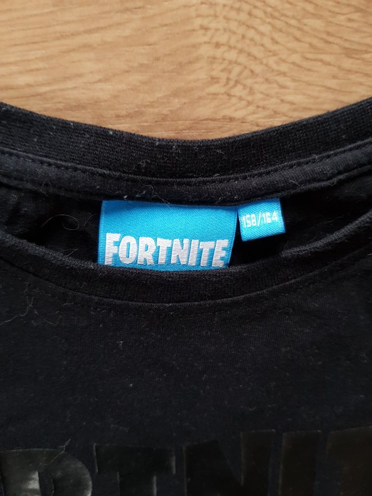 Bluzka chłopięca Fortnite, czarna, długi rękaw, rozmiar 158/164 bluza