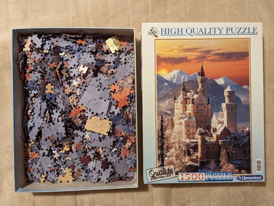 Puzzle Clementoni - Palácio Neuschweinstein - 1500 peças