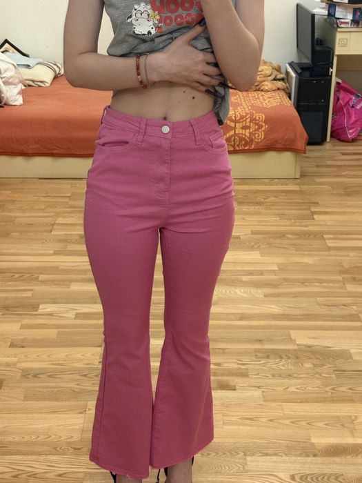 Рожеві джинси розміру S