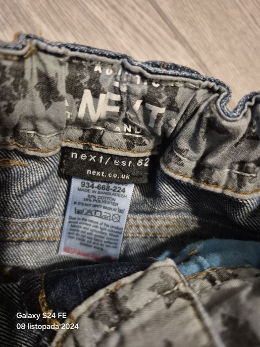 Spodenki jeansy 2 szt  Zara Next rozmiar 80